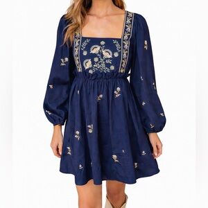 Mable Embroidered Boho Dress | Size M | NWT